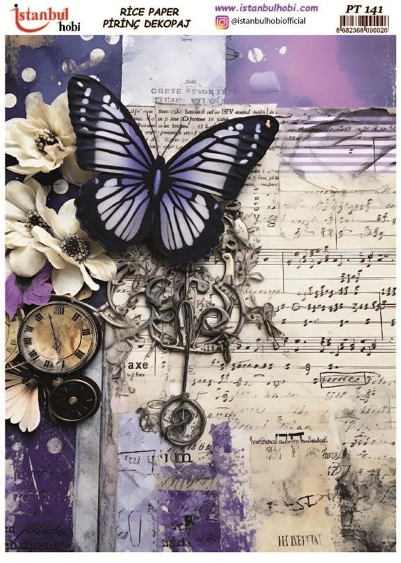 Pirinç Dekopaj Kağıdı 30x42cm PT-141
