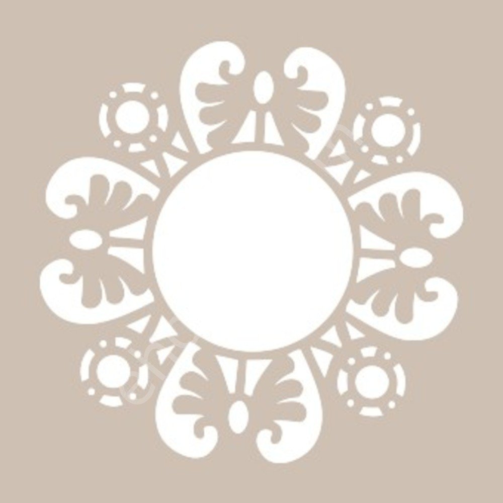 YB02 22x22 Cadence Yuvarlak Seri Stencil