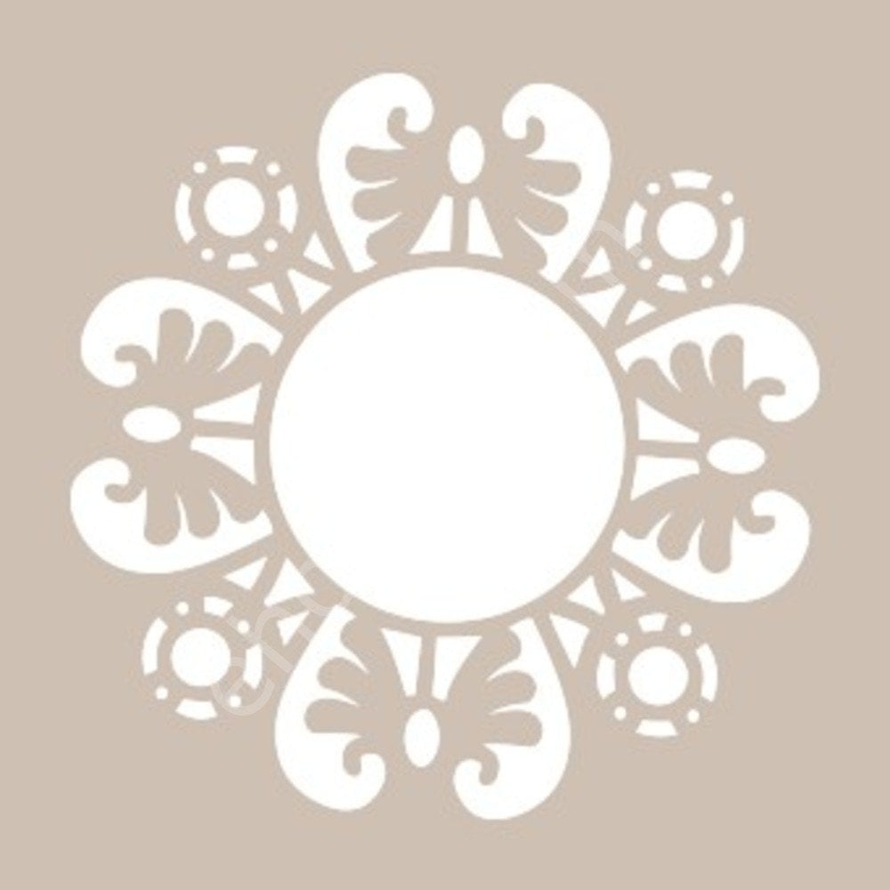 YB02 22x22 Cadence Yuvarlak Seri Stencil