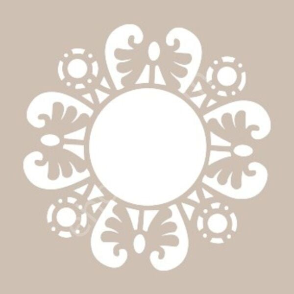 YB02 22x22 Cadence Yuvarlak Seri Stencil