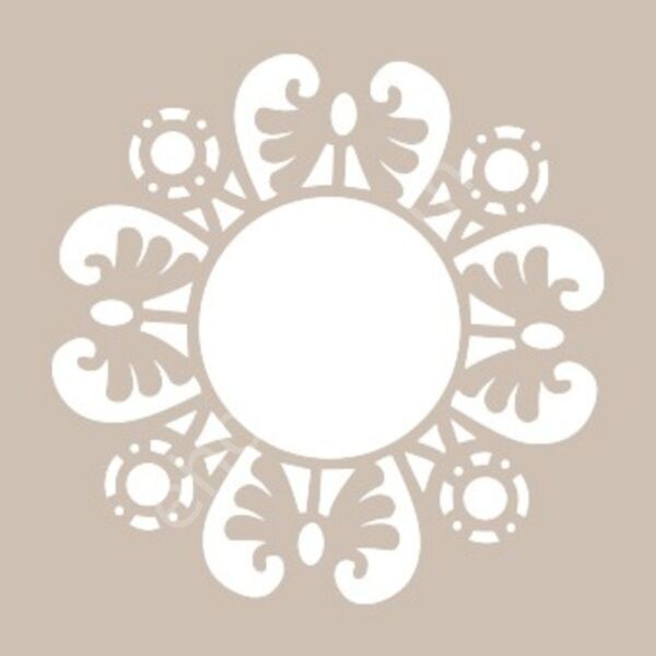 YB02 22x22 Cadence Yuvarlak Seri Stencil