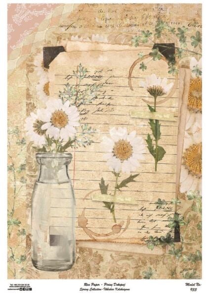 Cadence Pirinç Dekopaj Kağıdı Model - 933