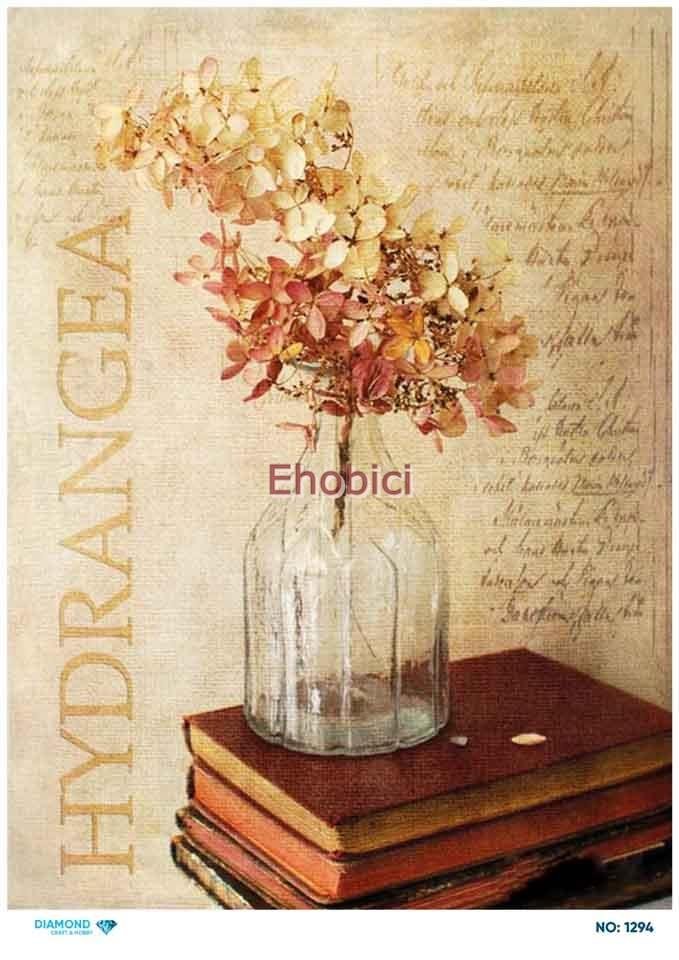 Diamond Pirinç Dekopaj Kağıdı - 1294