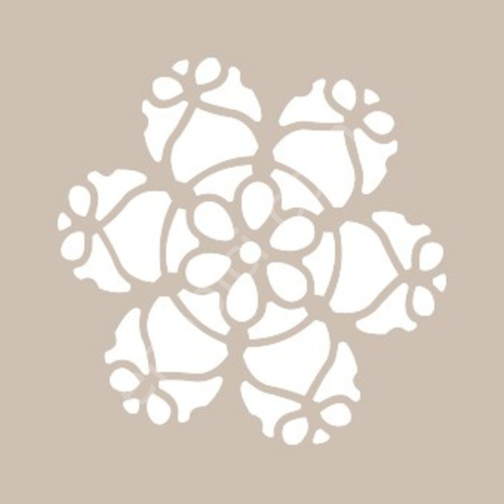 YB06 22x22 Cadence Yuvarlak Seri Stencil