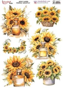 Pirinç Dekopaj Kağıdı 30x42cm PT-1457