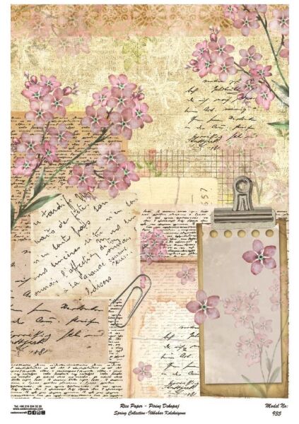 Cadence Pirinç Dekopaj Kağıdı Model - 935