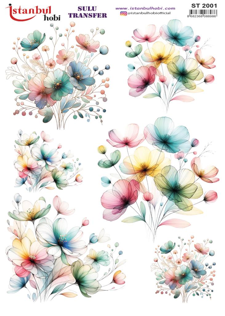 Sulu Transfer Kağıdı 25x35cm ST-2001