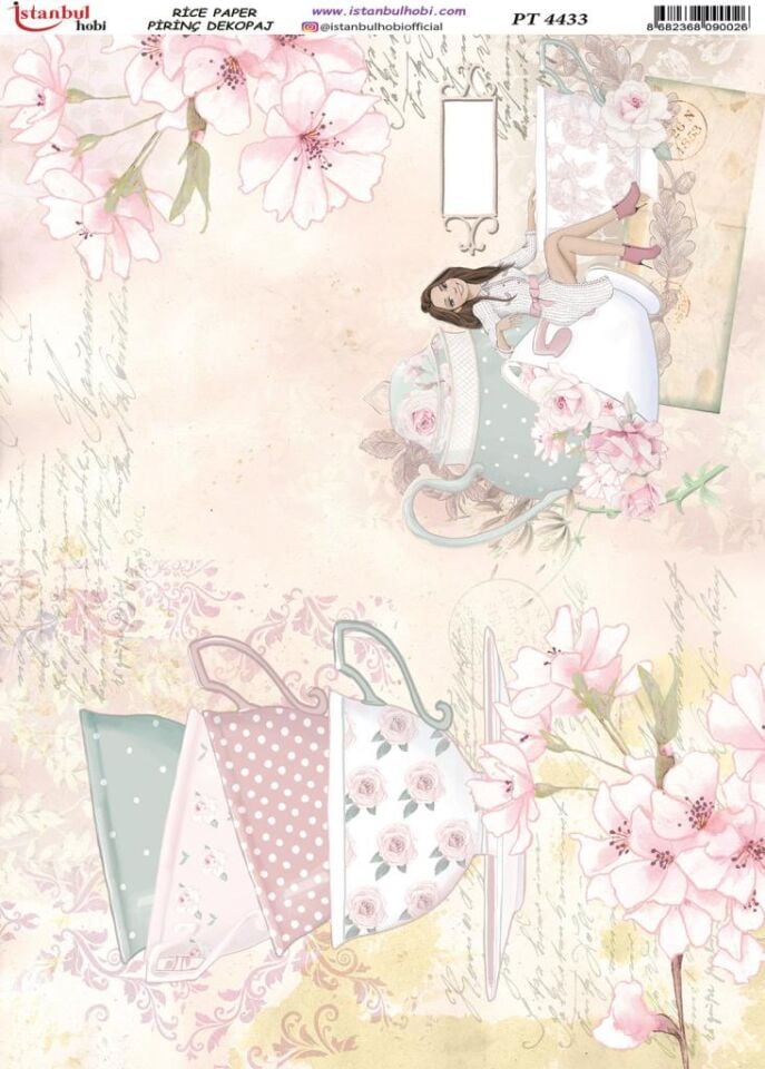 Pirinç Dekopaj Kağıdı 30x42cm PT-4433