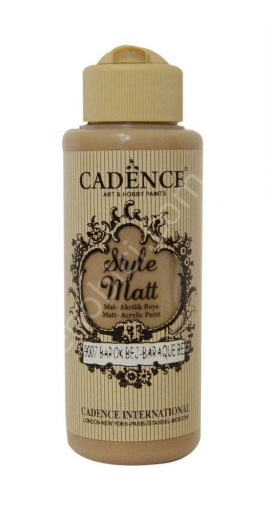 Cadence Style Matt Akrilik Boya S9007 Barok Bej 120ml