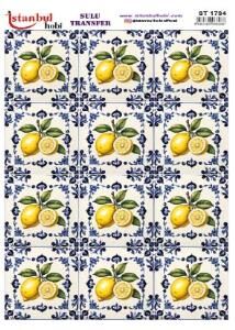 Sulu Transfer Kağıdı 25x35cm ST-1734