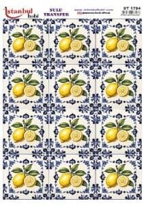 Sulu Transfer Kağıdı 25x35cm ST-1734