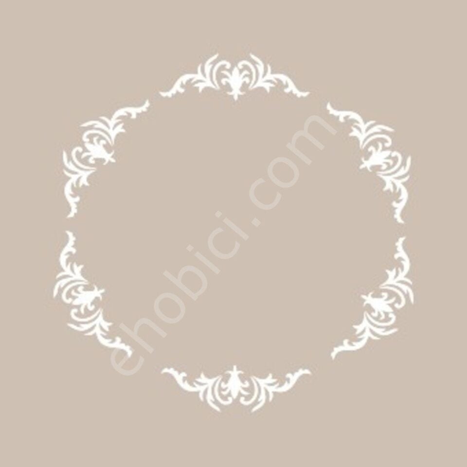 YB22 22x22 Cadence Yuvarlak Seri Stencil