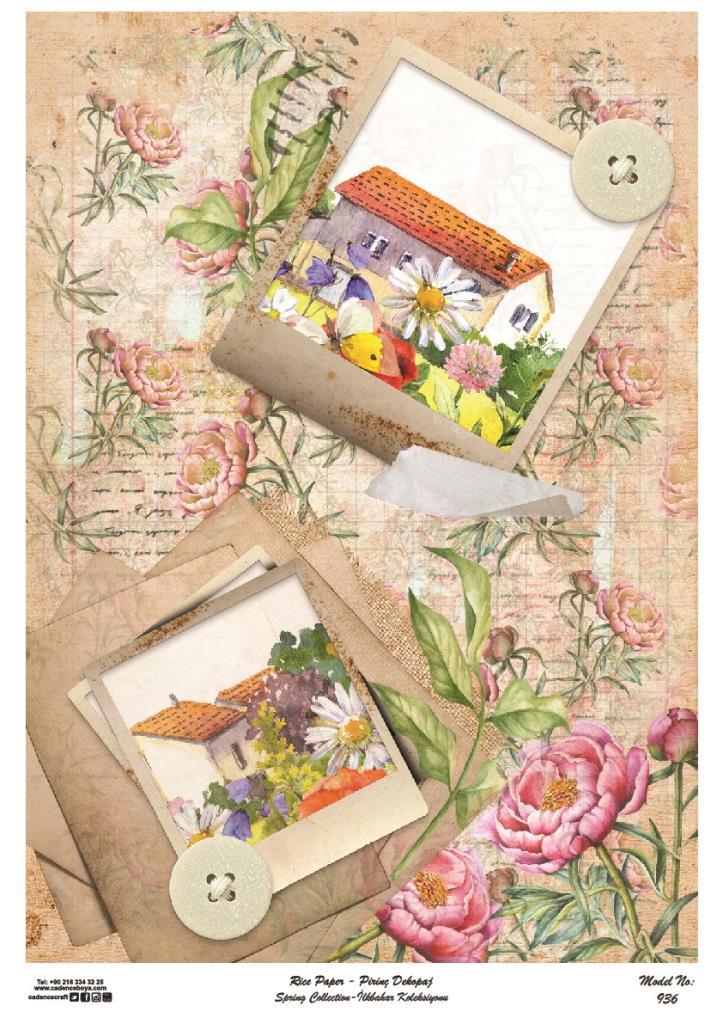Cadence Pirinç Dekopaj Kağıdı Model - 936