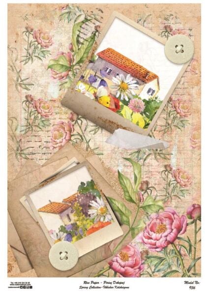 Cadence Pirinç Dekopaj Kağıdı Model - 936