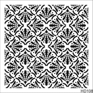Duvar Dekor Stencil Şablon (40x40) HD-108
