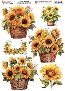 Pirinç Dekopaj Kağıdı 30x42cm PT-1479