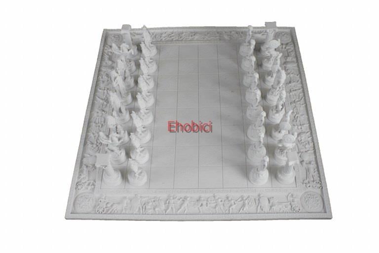 Polyester Yunan Mitolojik Satranç Seti HYK663