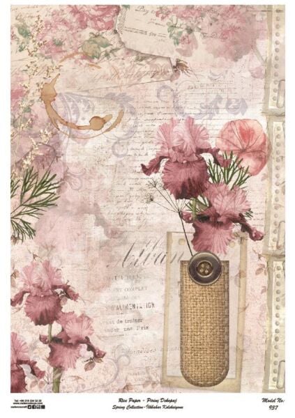 Cadence Pirinç Dekopaj Kağıdı Model - 937