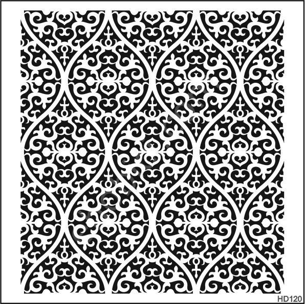 Duvar Dekor Stencil Şablon (40x40) HD-120