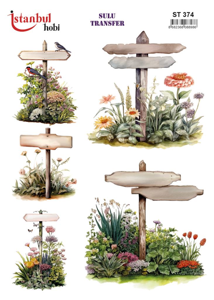 Sulu Transfer Kağıdı 25x35cm ST-374