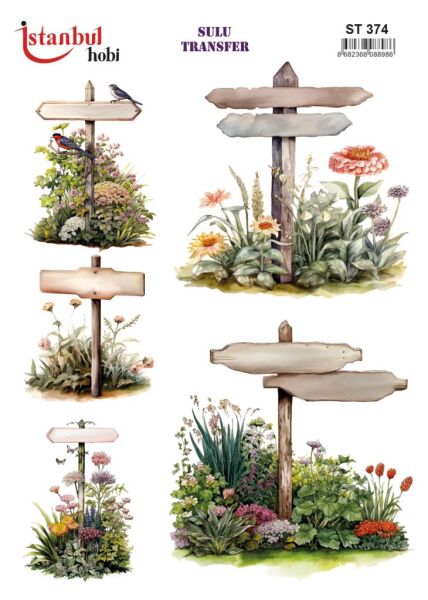 Sulu Transfer Kağıdı 25x35cm ST-374