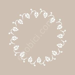 YB27 22x22 Cadence Yuvarlak Seri Stencil