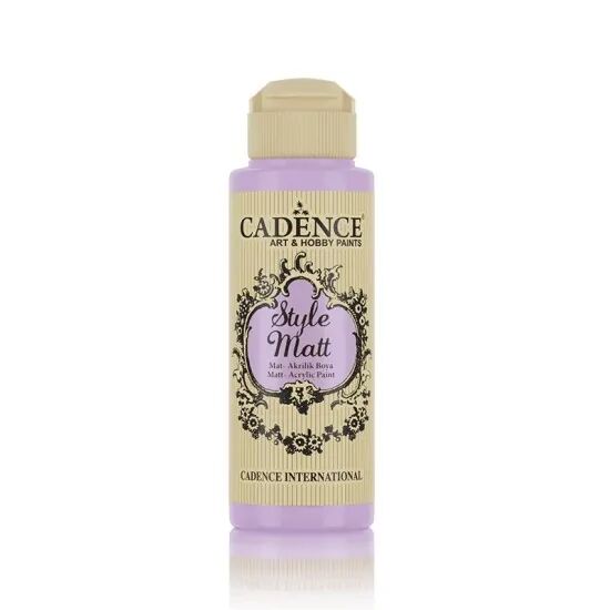 Cadence Style Matt Akrilik Boya S9023 Leylak 120ml