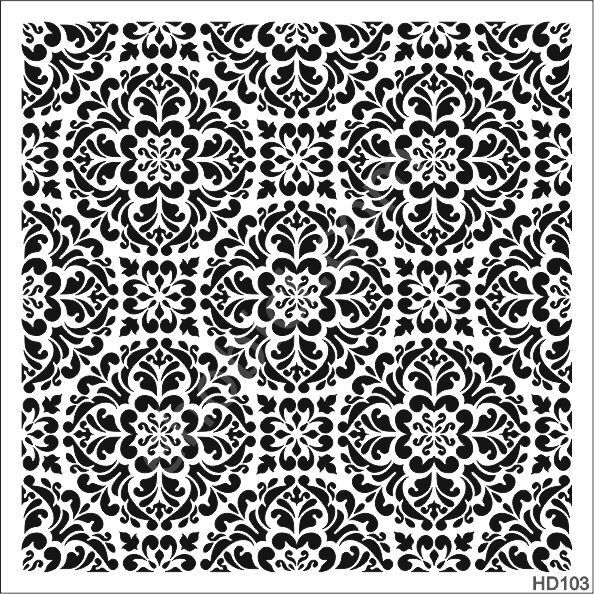 Duvar Dekor Stencil Şablon (40x40) HD-103