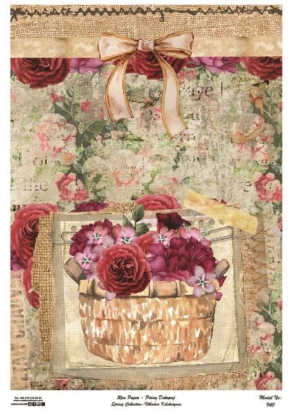 Cadence Pirinç Dekopaj Kağıdı Model - 940