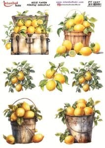 Pirinç Dekopaj Kağıdı 30x42cm PT-1527