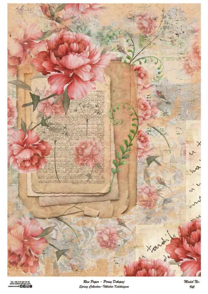 Cadence Pirinç Dekopaj Kağıdı Model - 941