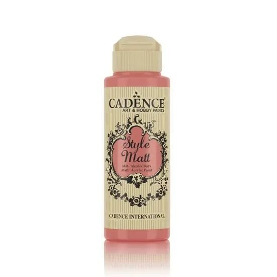 Cadence Style Matt Akrilik Boya S9019 Flamingo Pembe 120ml