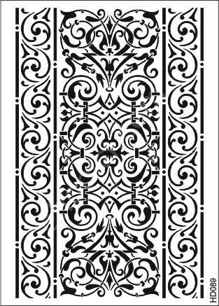 Duvar Dekor Stencil Şablon (35x50) HD-089
