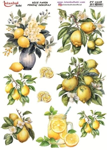 Pirinç Dekopaj Kağıdı 30x42cm PT-1528