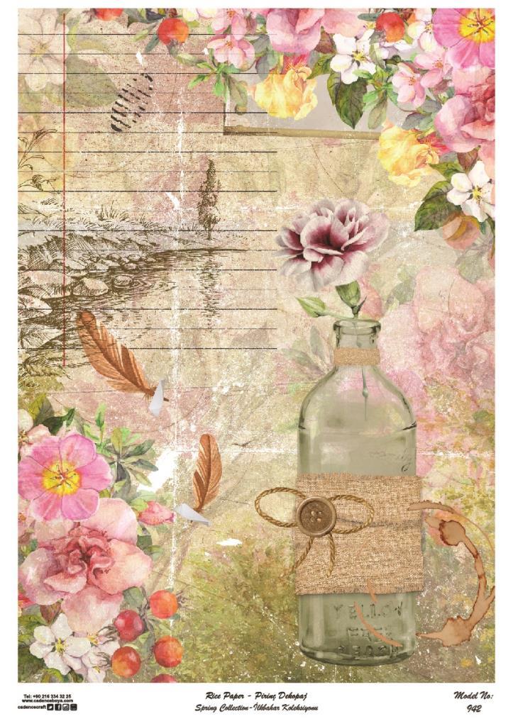 Cadence Pirinç Dekopaj Kağıdı Model - 942
