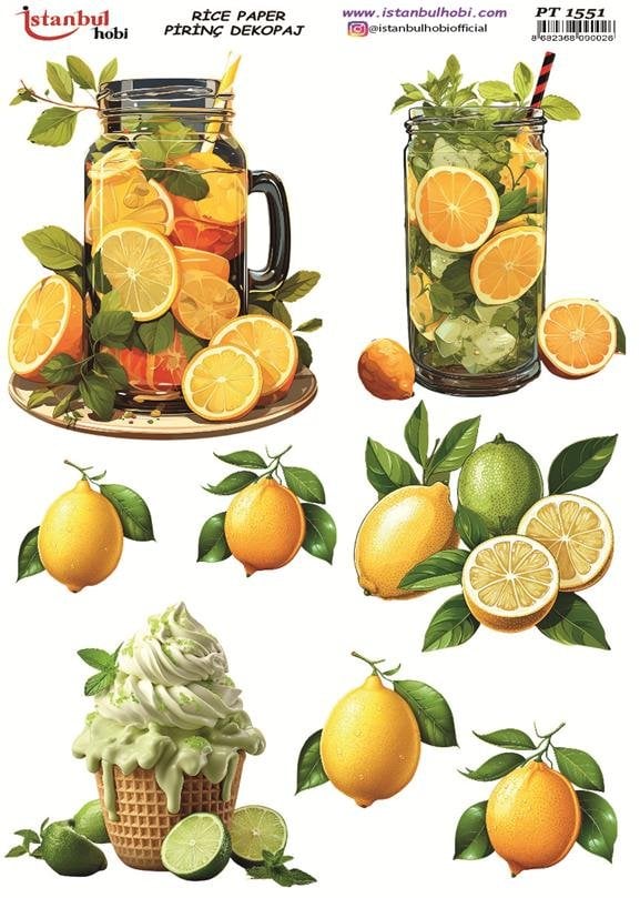 Pirinç Dekopaj Kağıdı 30x42cm PT-1551