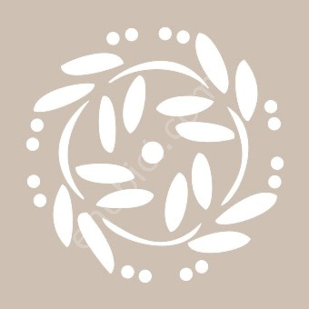 YB40 22x22 Cadence Yuvarlak Seri Stencil