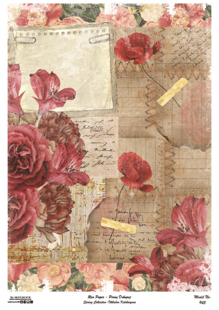 Cadence Pirinç Dekopaj Kağıdı Model - 943