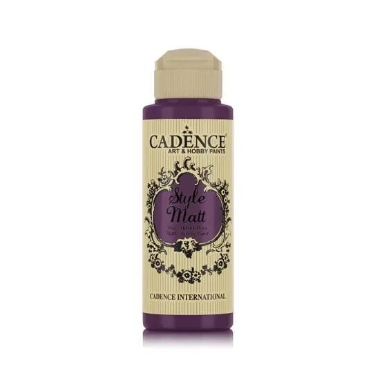 Cadence Style Matt Akrilik Boya S9025 Karadut 120ml