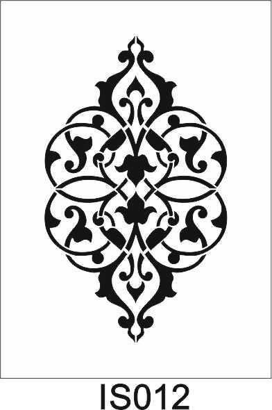 İslami Temalı Desenler Stencil Şablon (25x35) İS-012
