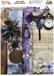 Pirinç Dekopaj Kağıdı 30x42cm PT-157