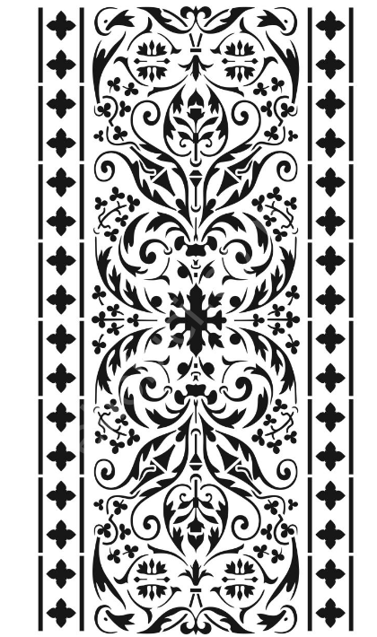 Duvar Dekor Stencil Şablon (25x50) HD-075