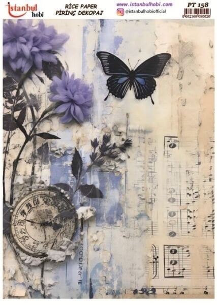Pirinç Dekopaj Kağıdı 30x42cm PT-158