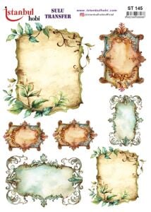 Sulu Transfer Kağıdı 25x35cm ST-145