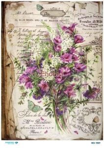 Diamond Pirinç Dekopaj Kağıdı - 1307