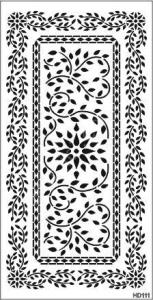 Duvar Dekor Stencil Şablon (25x50) HD-111
