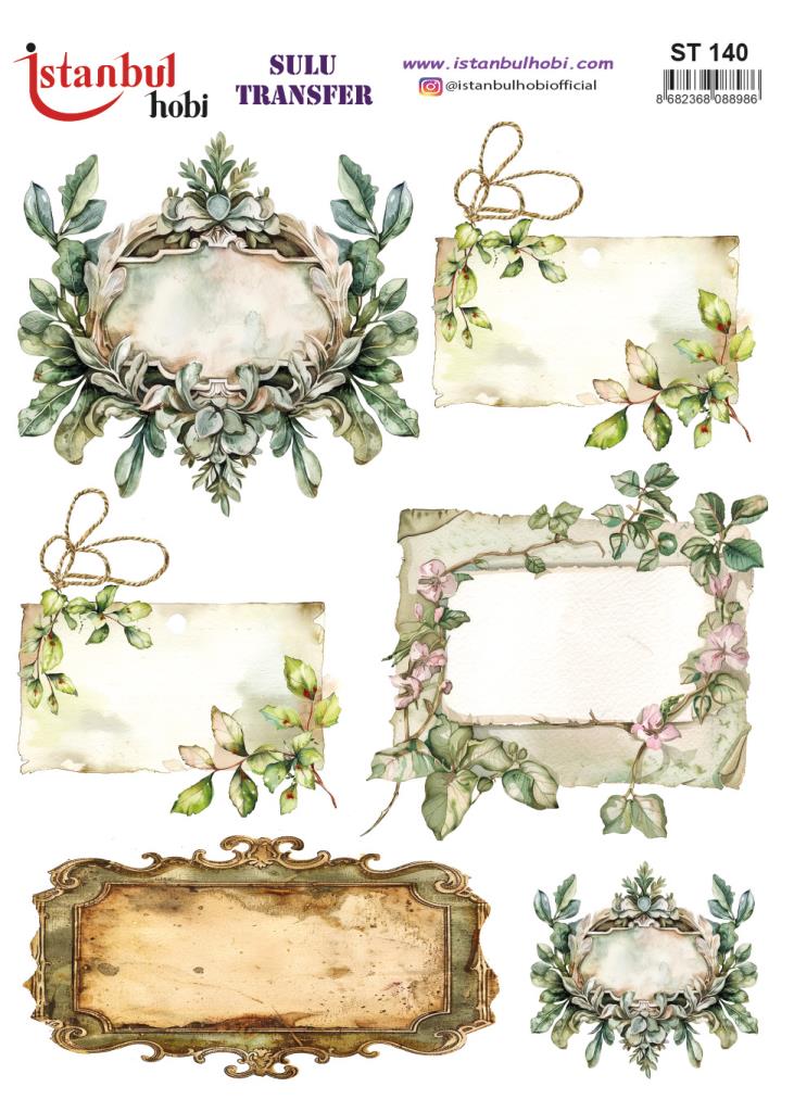 Sulu Transfer Kağıdı 25x35cm ST-140