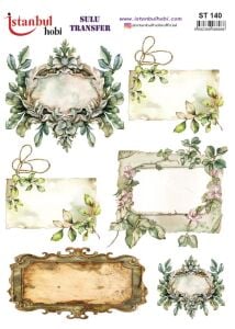 Sulu Transfer Kağıdı 25x35cm ST-140