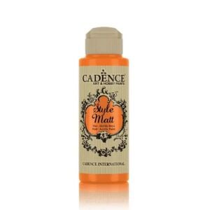 Cadence Style Matt Akrilik Boya S9016 Turuncu 120ml
