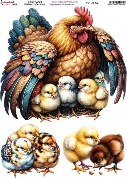 Pirinç Dekopaj Kağıdı 30x42cm PT-4234